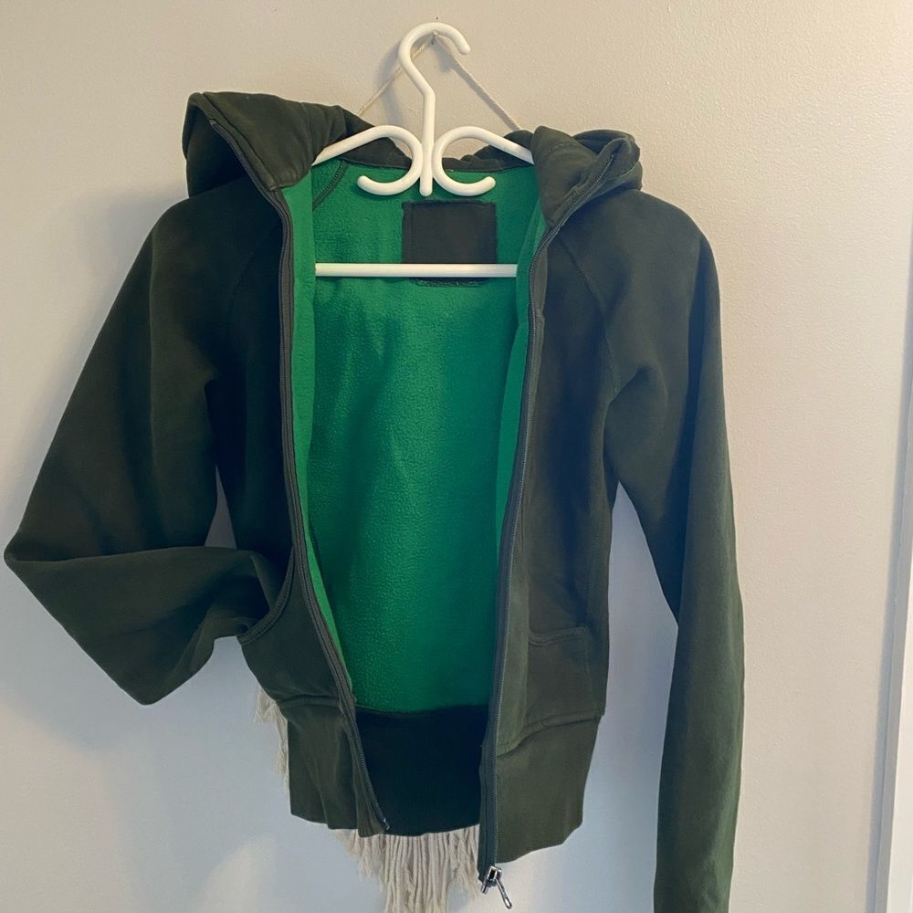 2. LULULEMON Forest Green zip up hoodie 4 - Picture 4 of 4